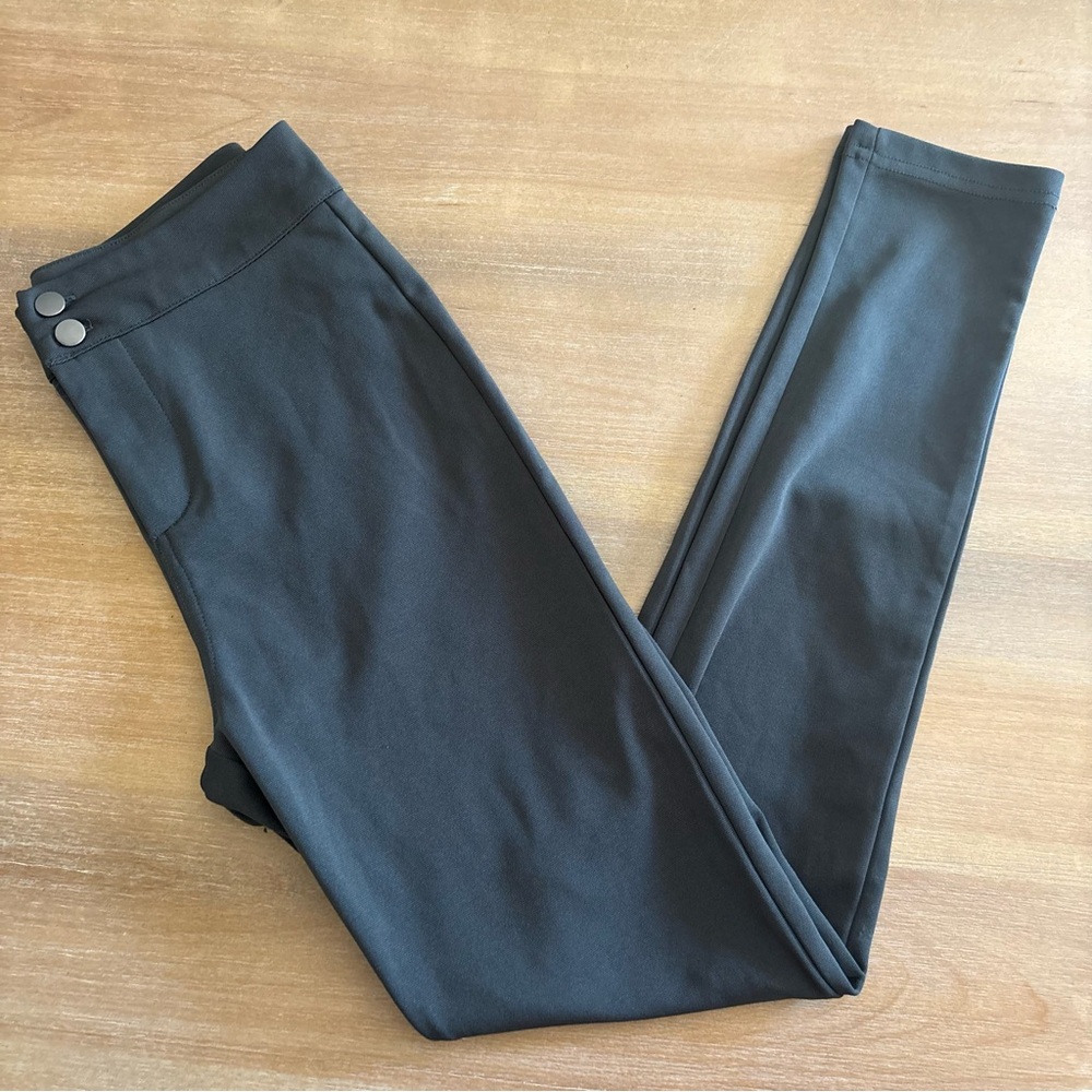 LAST CHANCE: Forever 21 Dark Green Gray Stretchy Legging Pants, Size Small